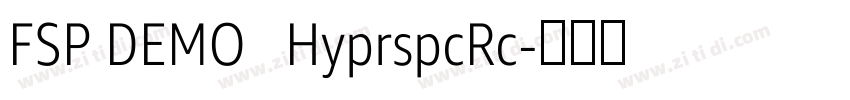 FSP DEMO   HyprspcRc字体转换
